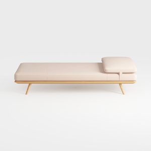 Tennozu Linen Fabric Loveseat Sofa, Convertible Fu