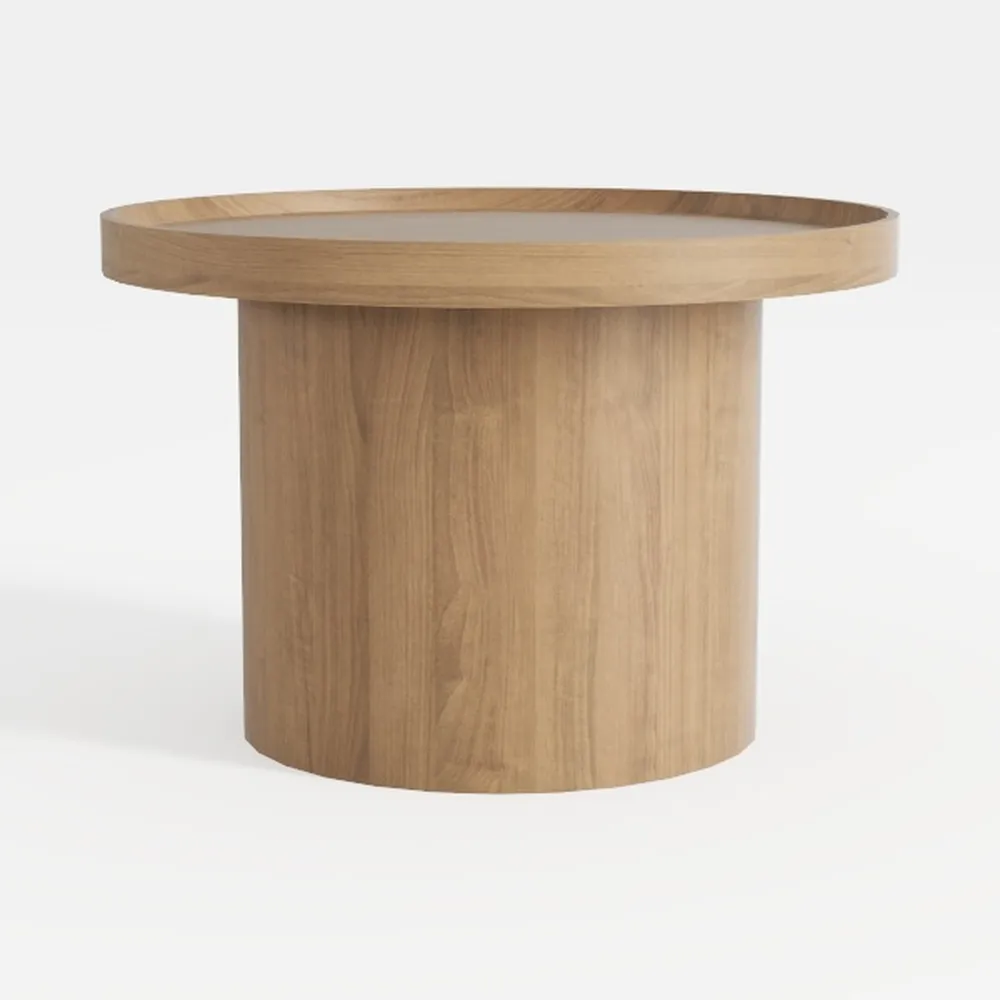 DWVO Round Dining Table for 4-6 People 47 Inch