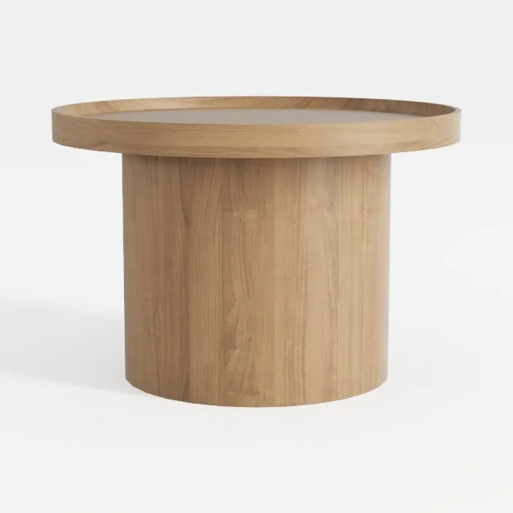 DWVO Round Dining Table for 4-6 People 47 Inch