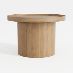 DWVO Round Dining Table for 4-6 People 47 Inch