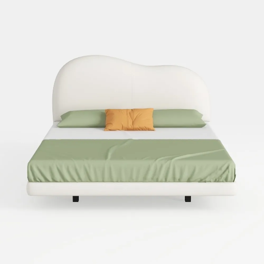 Baxton Studio Barrera Floating Platform Bed with S