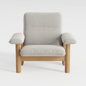 CHITA Accent Chair, Mid Century Modern Fabric Upho