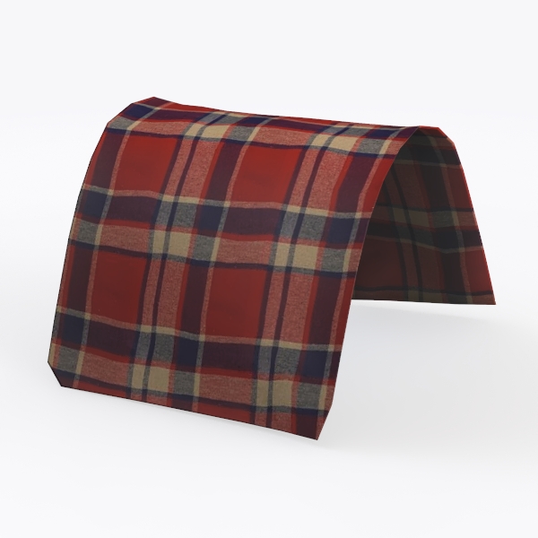 Folded -  Tartan Throw