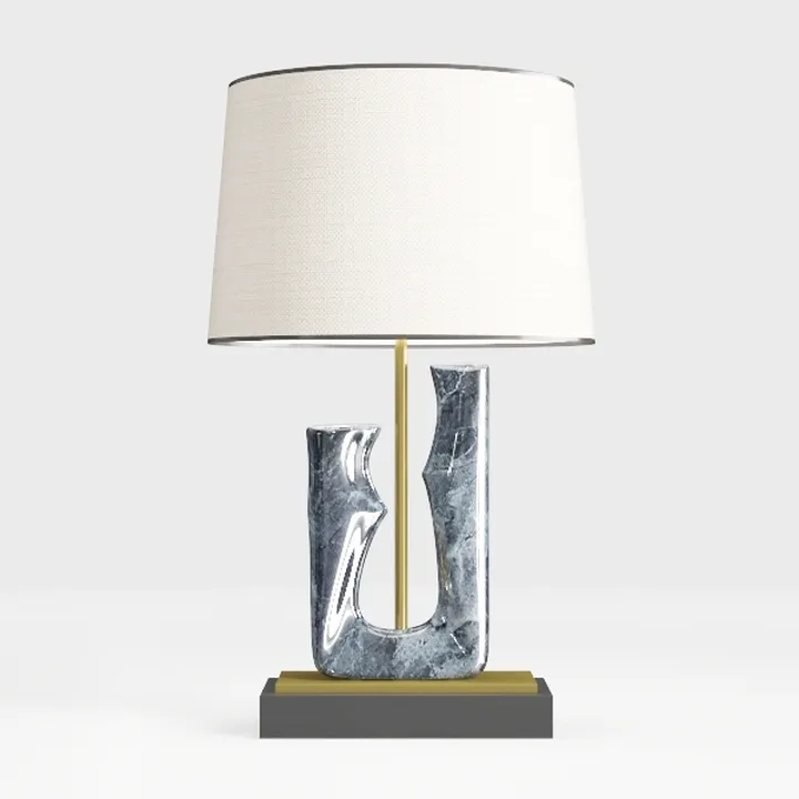 Glass Table Lamp Set of 2, 26" Modern Table Lamps