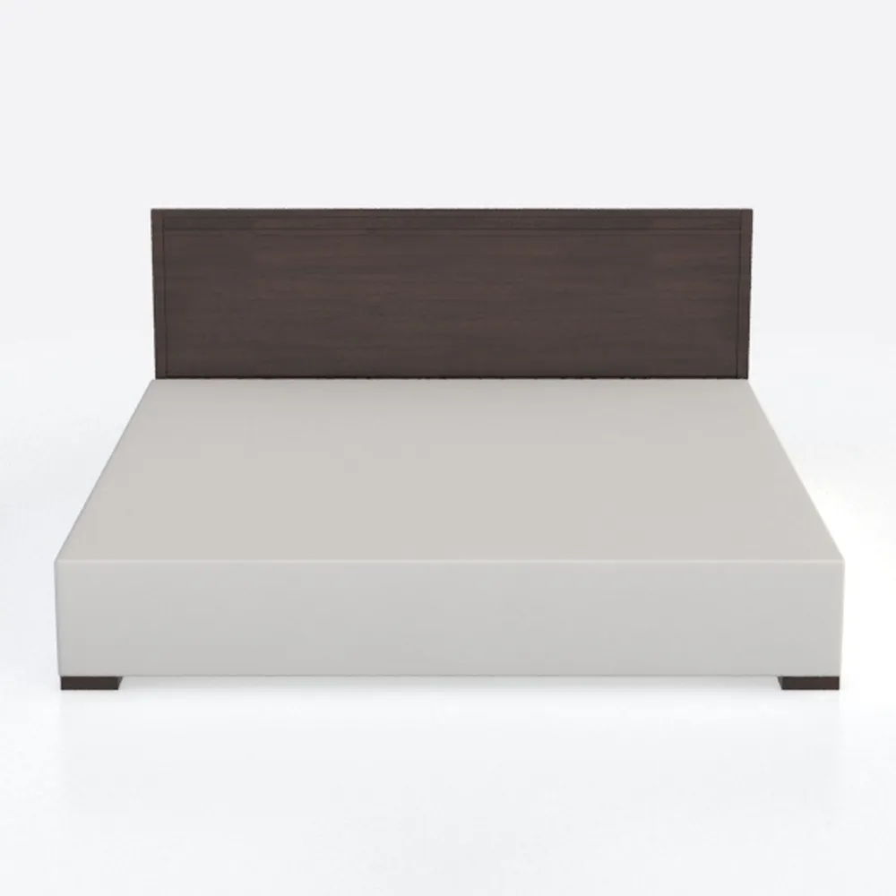 Moe's Home Collection Round Off Bed Wood Brown