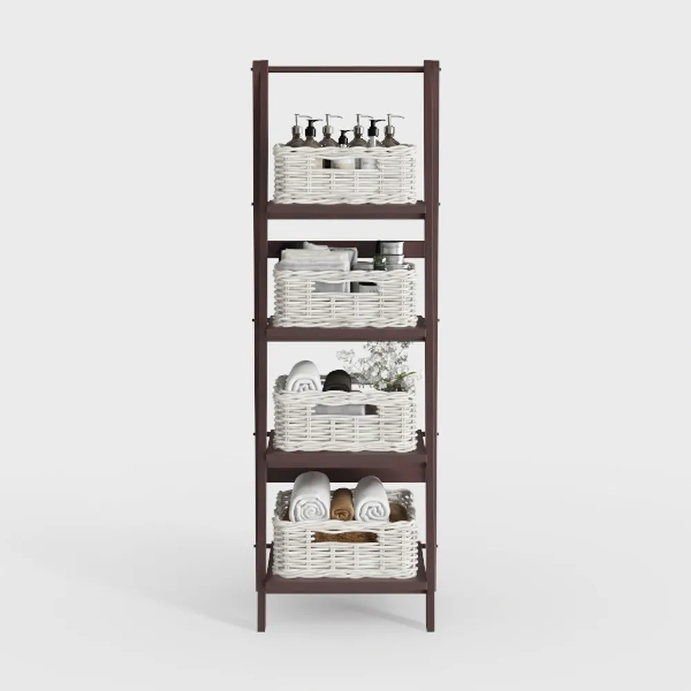 VASAGLE Bookshelf, 5-Tier Narrow Book Shelf, 11.8