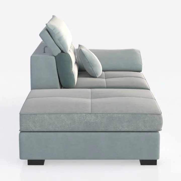 Glory Furniture Riveredge Twill Fabric Sectional i