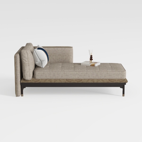 POVISON 31&quot; Modular Sectional Armless Sofa for Liv