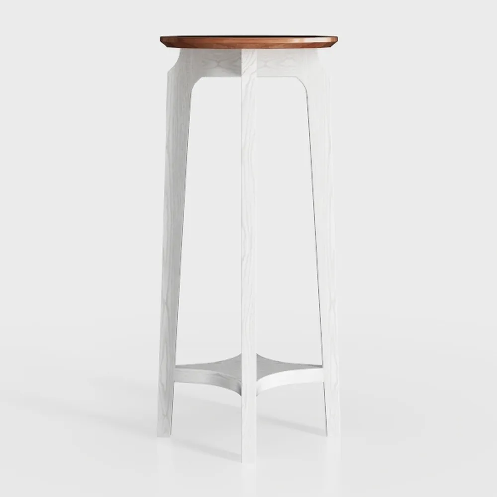 Kate and Laurel Aguilar Glam Drink Table, 8" x 8" 