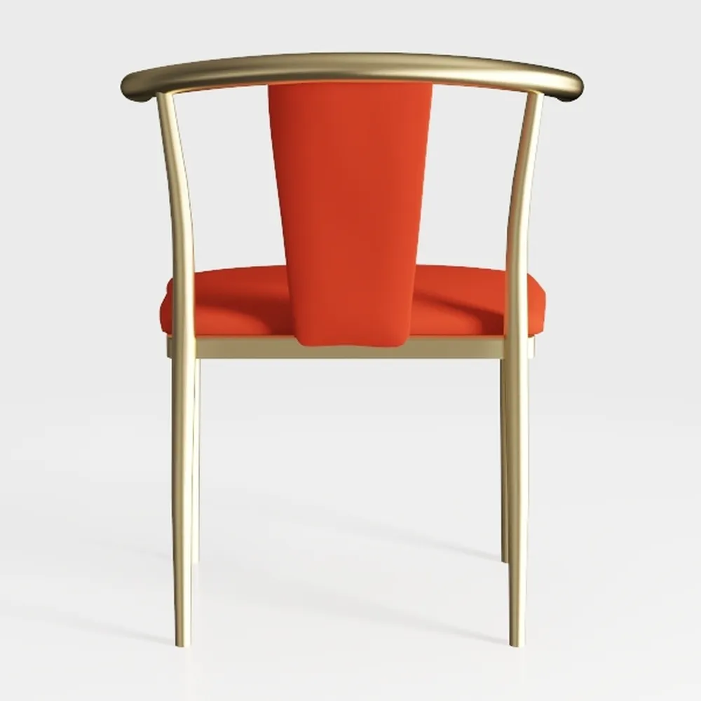 Inmod Wishbone Style Dining Chair, Red (Set of 2)