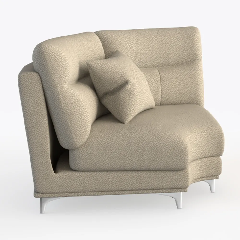 Acanva Convertible Modular Sectional Sofa, Mid-Cen