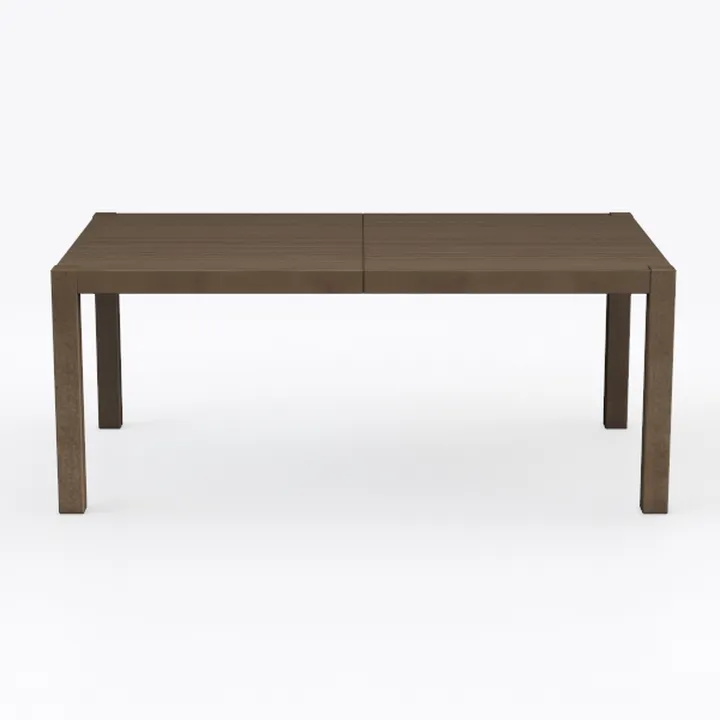 Minimalist Solid Wood Dining Table 3D Model