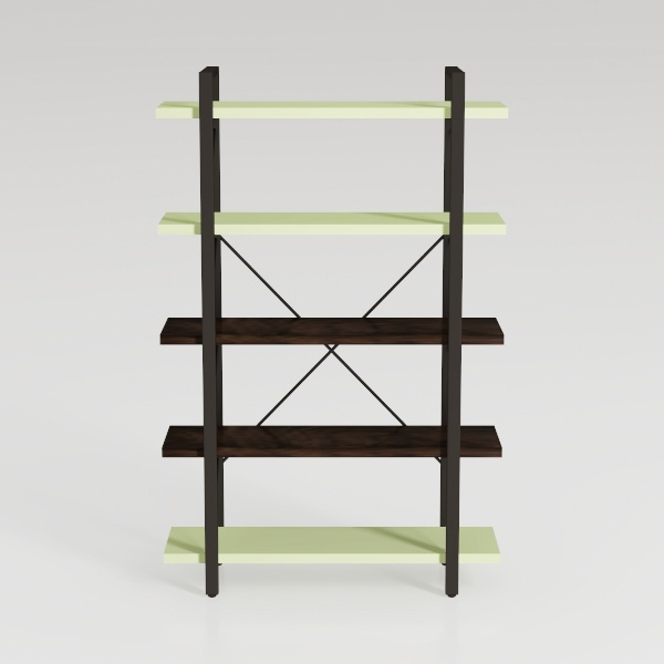 Heavy Duty 6-Tier Industrial Bookcase, 47&quot; Wide