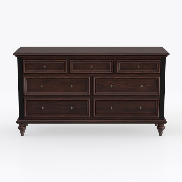 Farmhouse Nightstand Set of 2, Rustic Low