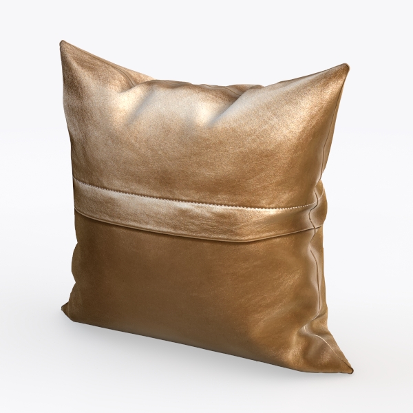 Faux Leather Throw Pillow Covers, 18 x 18 inch Set
