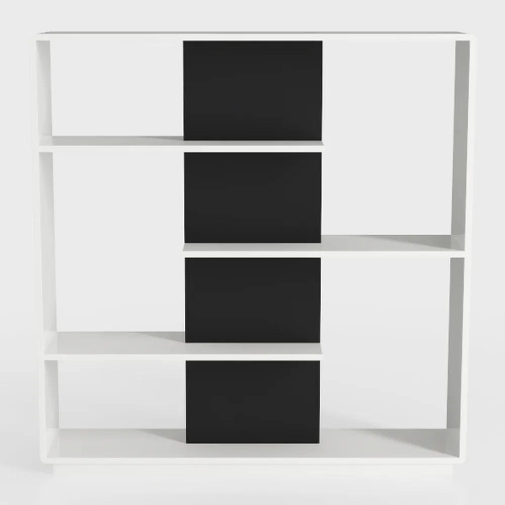 LINSY HOME 9-Cube Bookcase, Bookshelf, 3-Tier Open