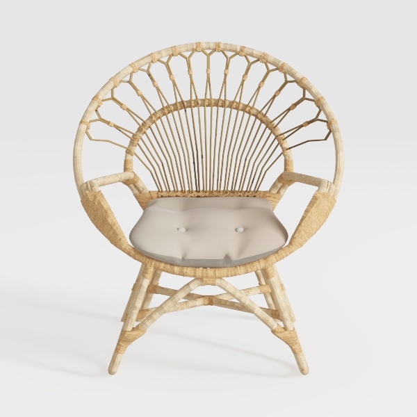 bali & pari Abriella Modern Bohemian Natural Ratta