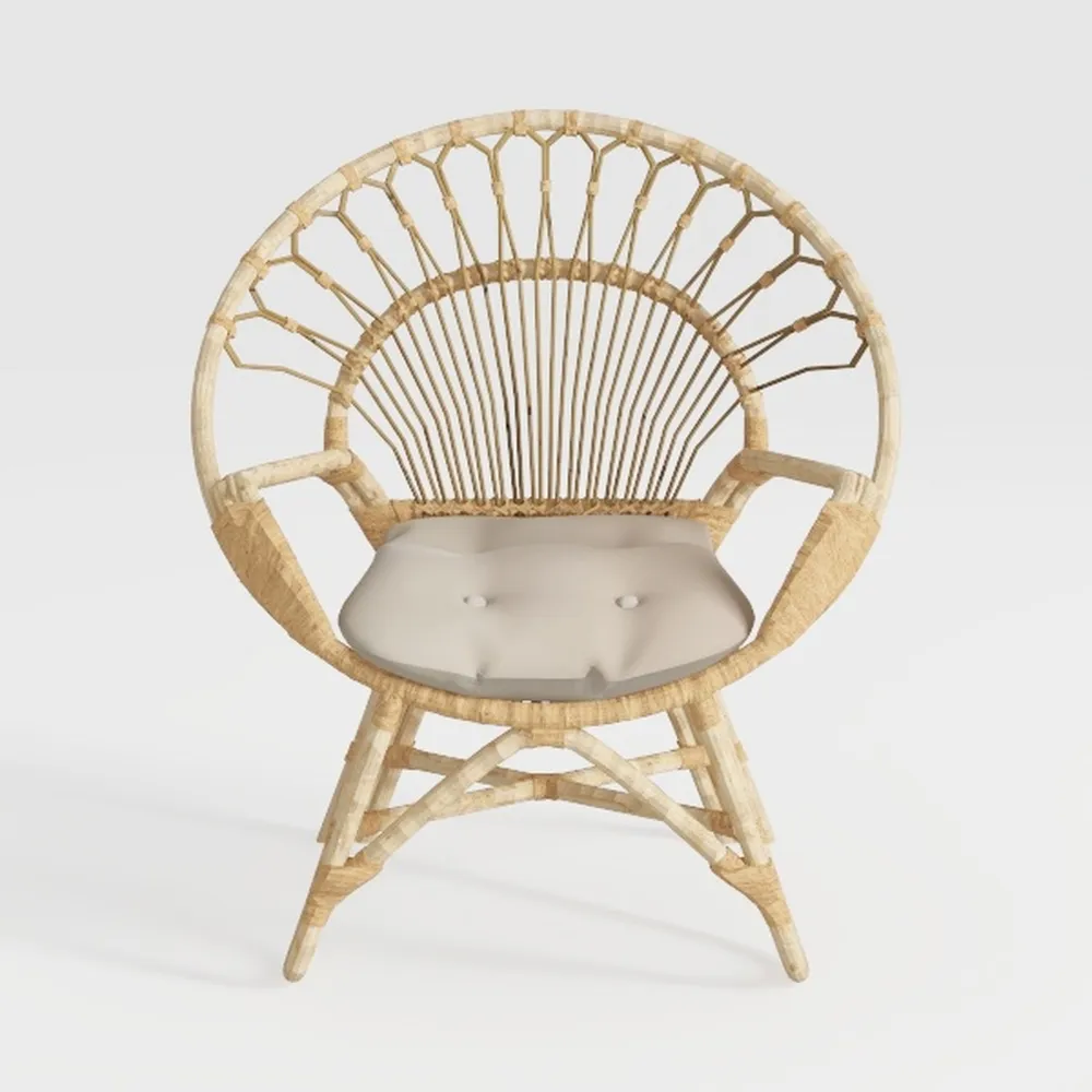 bali & pari Abriella Modern Bohemian Natural Ratta