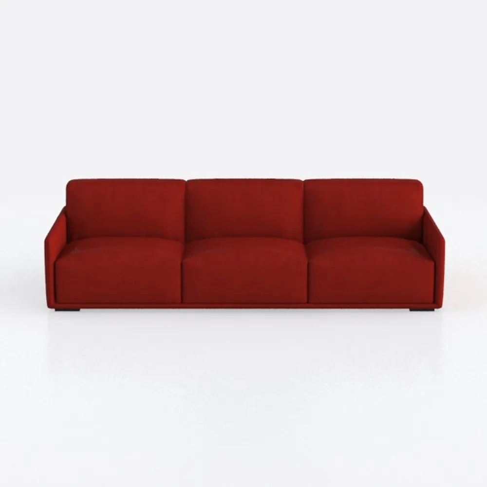 Foldable Three Person Fabric Sofa Bed, high Reboun