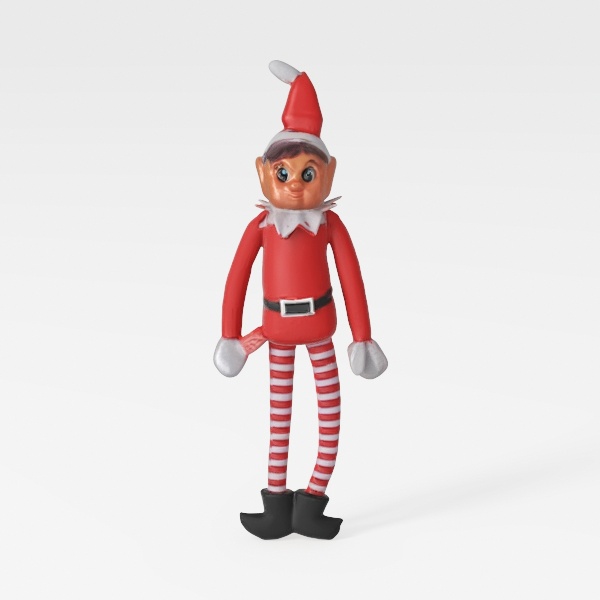 Christmas Elf Behaving Badly Plush Toy_ai generated