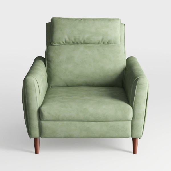 Velvet Accent Chair with Arm for Living Room, Tuft