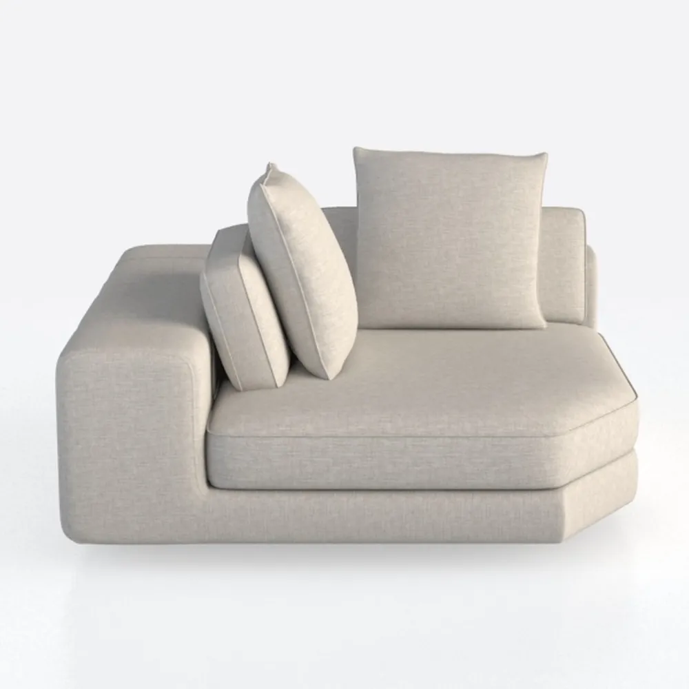 Woclrazzy 106" Modular Sectional Sofa, L-Shape Cou