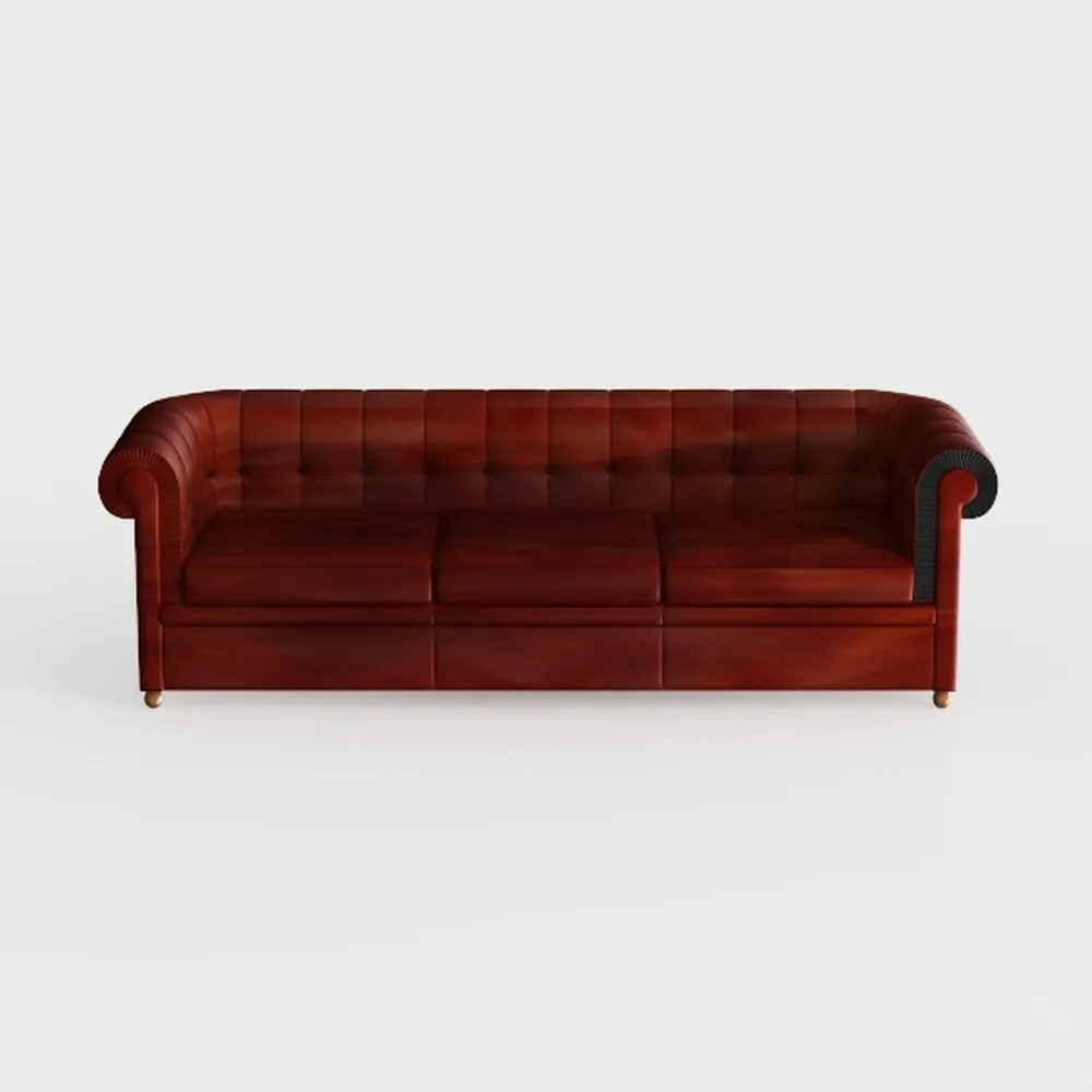 QHITTY Accent Large Sofa, Chesterfield Couch 3
