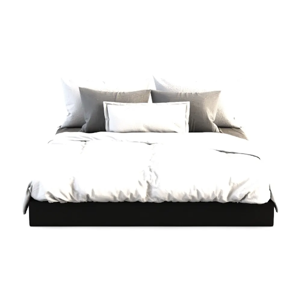 Allewie Queen Size Platform Bed Frame with 3