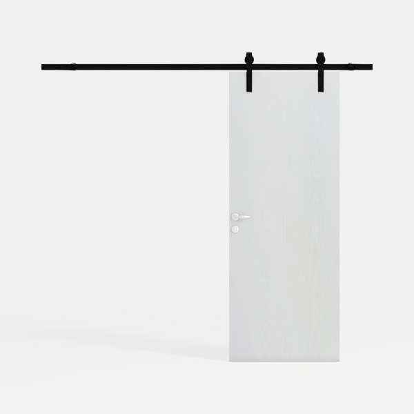 S&Z TOPHAND® 36in x 84in MDF Barn Door with 6.6FT