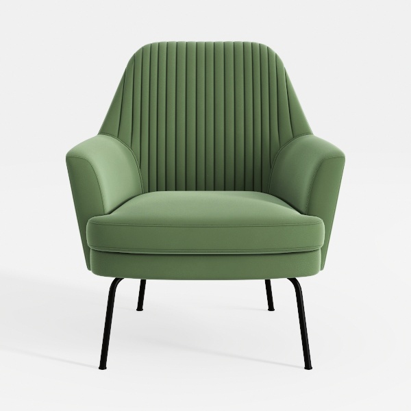 Set of 2 Dining Chairs, Modern Upholstered Chairs