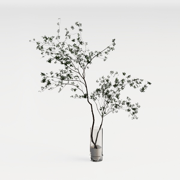 7.2 ft White Artificial Cherry Blossom Tree for
