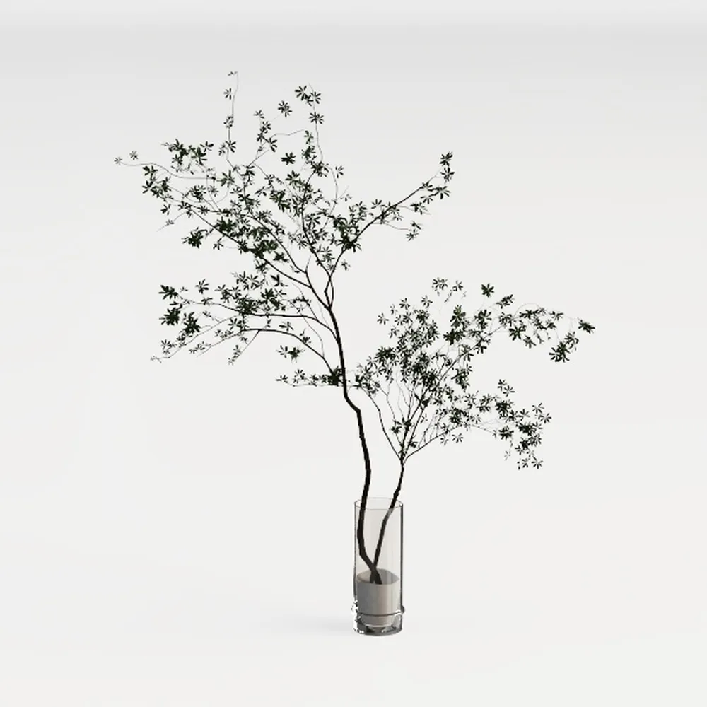 7.2 ft White Artificial Cherry Blossom Tree for