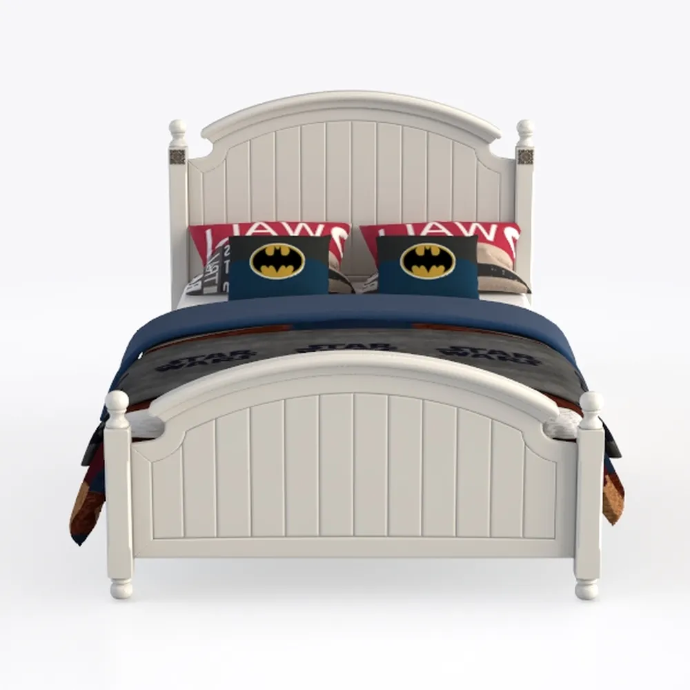 American Woodcrafters Rodanthe Dove White Queen Wo