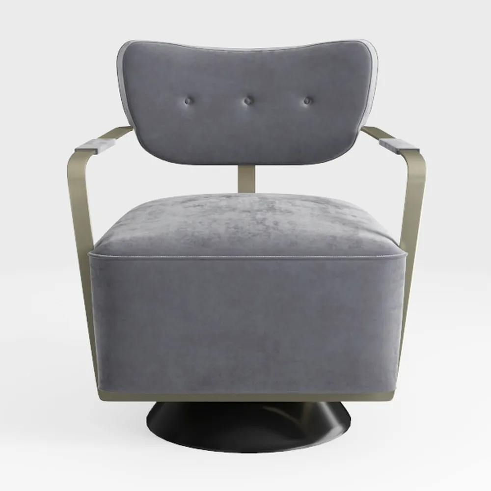 Swivel Accent Chair Armchair, 360 Degree Swivel Ro