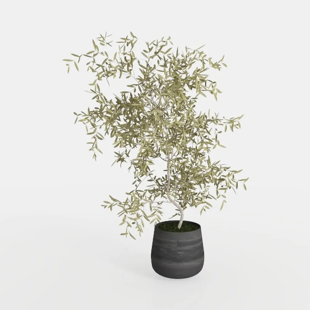 8.5ft Artificial Golden Cane Palm Tree - Large