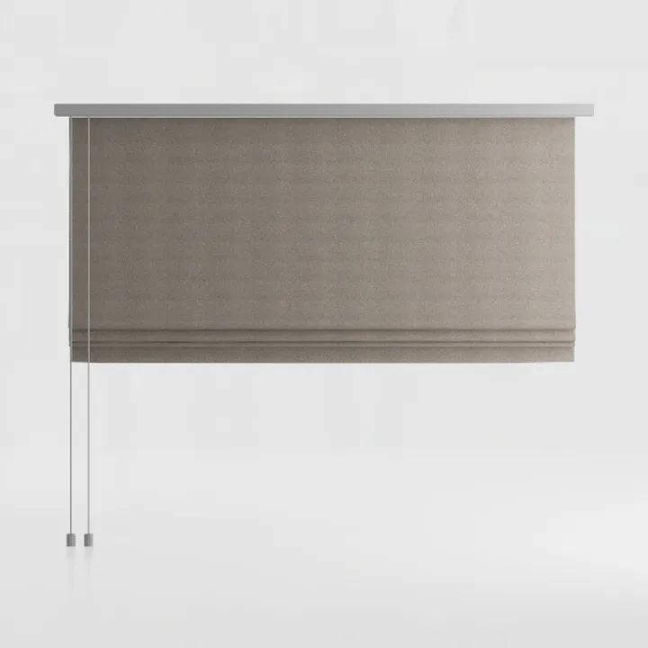 Minimalist Fabric Roman Window Blind 3D Model