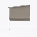 Minimalist Fabric Roman Window Blind 3D Model Left 45 Degree View