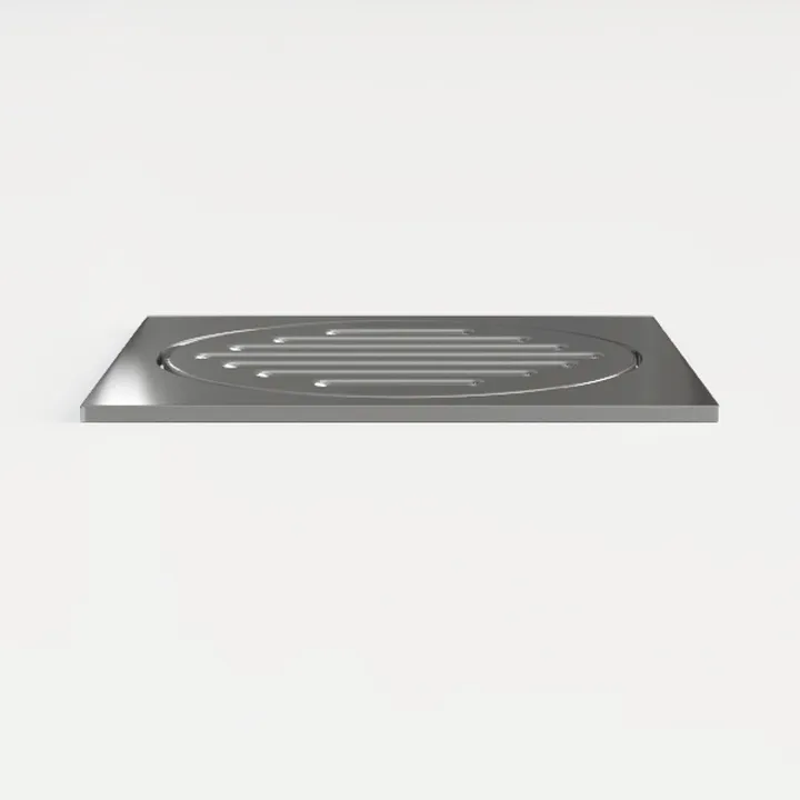 Minimalist Metal Floor Drain Cover 3D Model