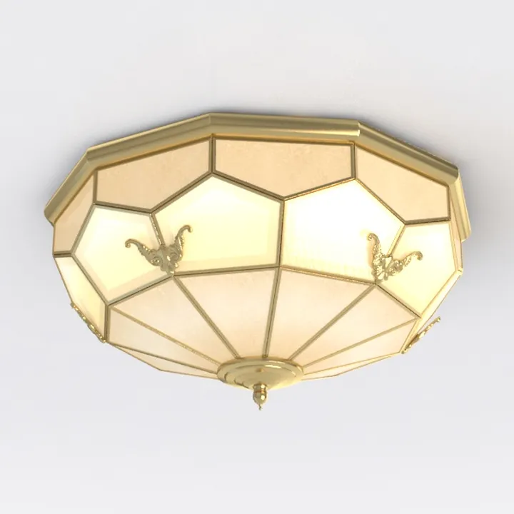 Tiffany Ceiling Light Fixture Semi Flush Mount 20