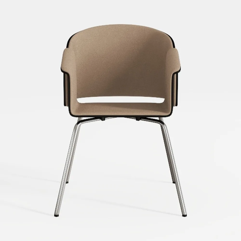 Jerliflyer Lazy Chairs with Metal Legs, Modern Lei