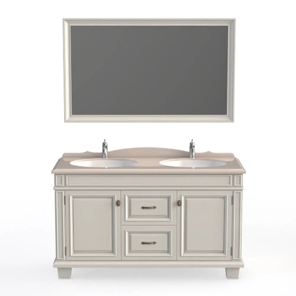 James Martin Brookfield 60" Bright White Double Vanity