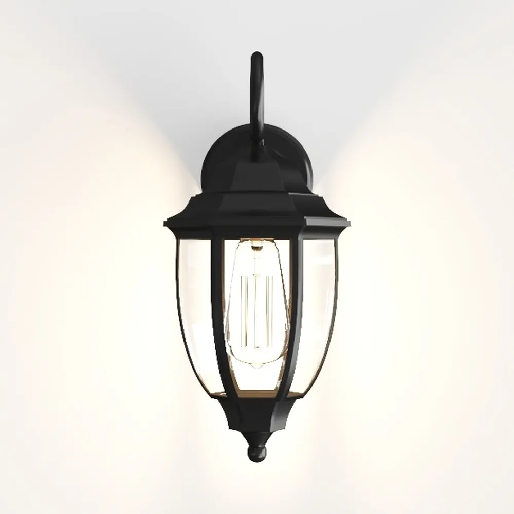 Dusk to Dawn Modern Outdoor Coach Lantern Exterior