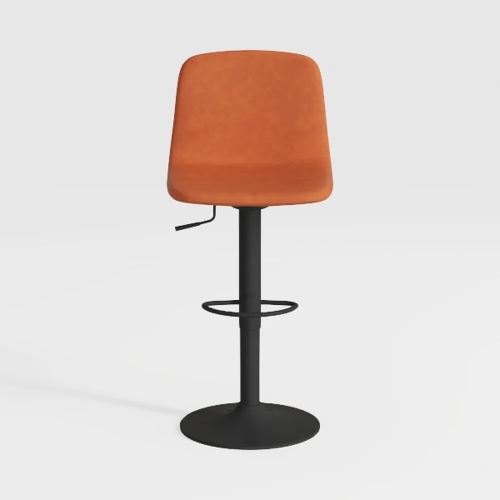 Rowill Bar Stools Set of 2, Adjustable Faux