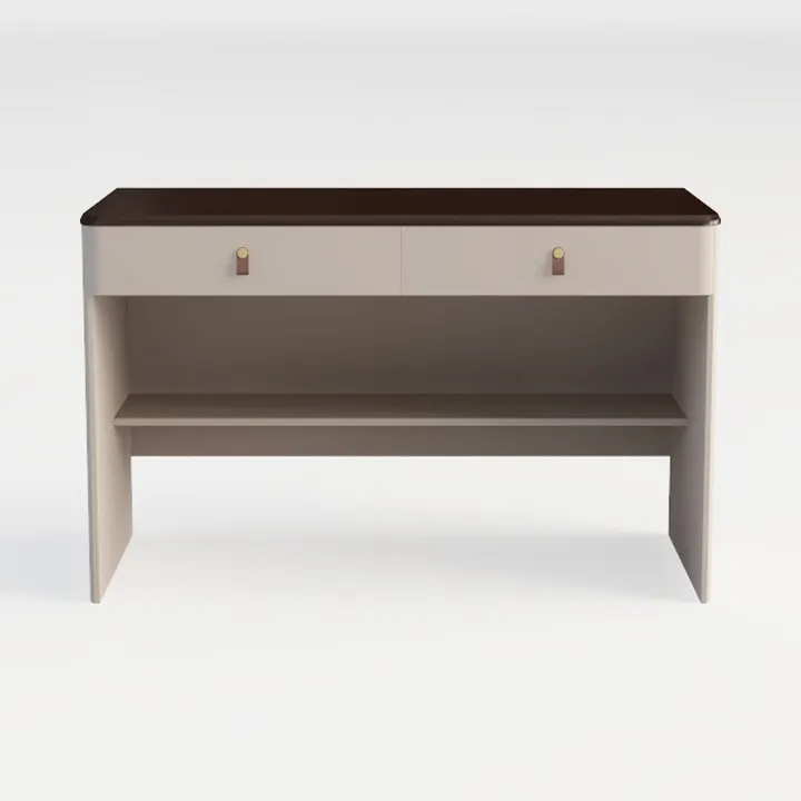 Henn&Hart 48'' Wide Rectangular Desk in Alder Whit