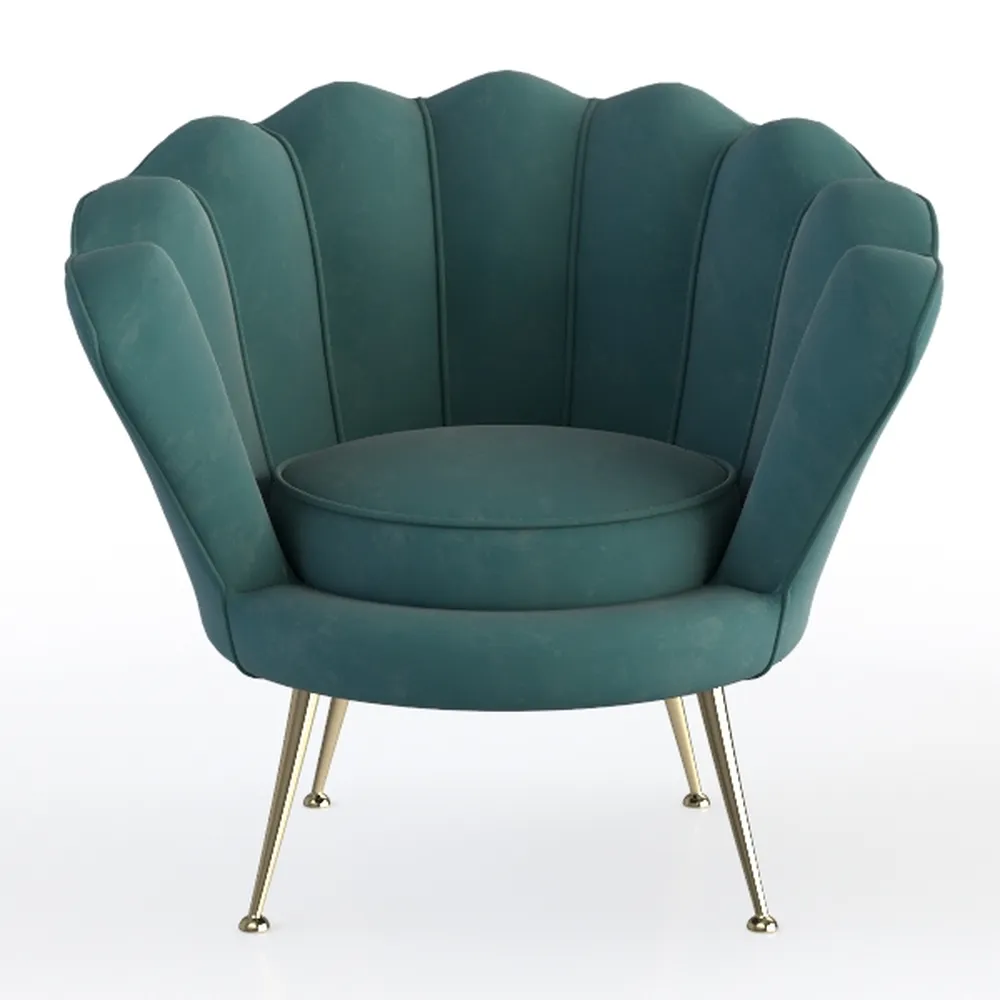 SSLine Elegant Velvet Desk Chair for Girls Women