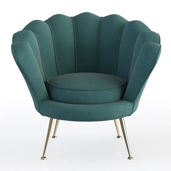 SSLine Elegant Velvet Desk Chair for Girls Women