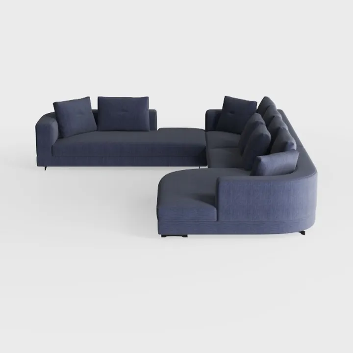 110 * 72" Modular U Shaped Sectional Sofa with