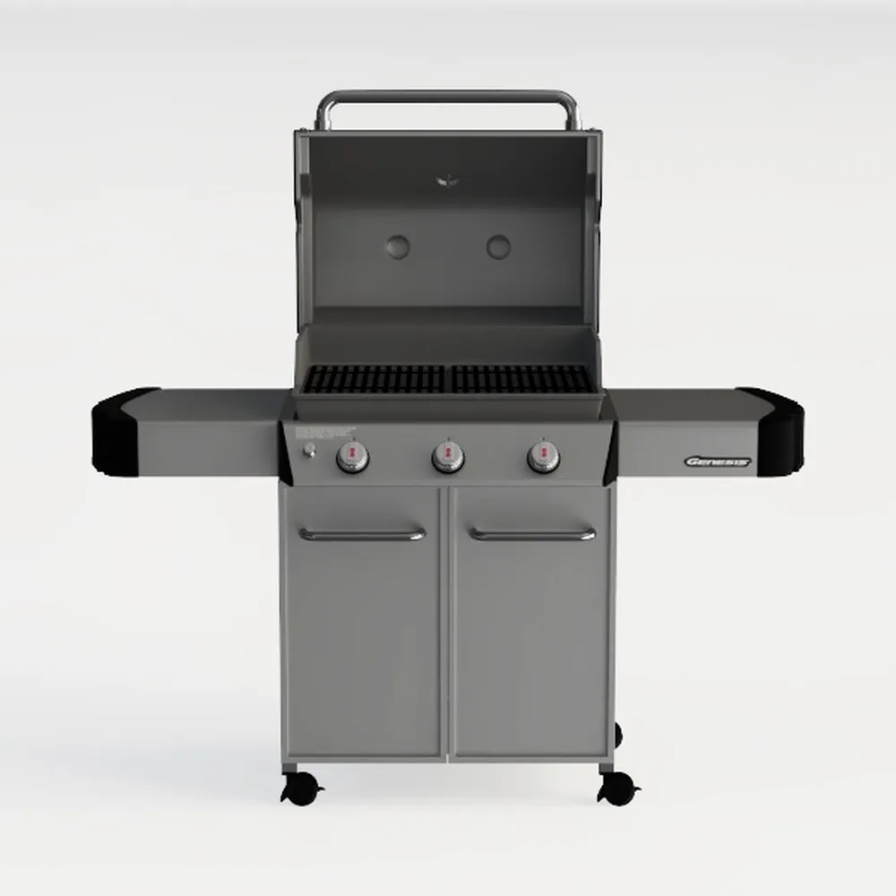 MFSTUDIO 4-Burner Propane Gas Grill, Stainless