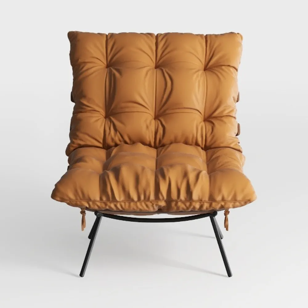 GIA Mid Century Modern Sling Accent Chair for Livi