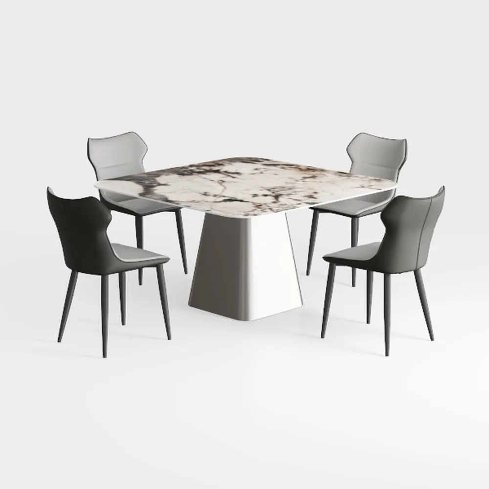 Pandora White Rectangle Sintered Stone Tabletop 62